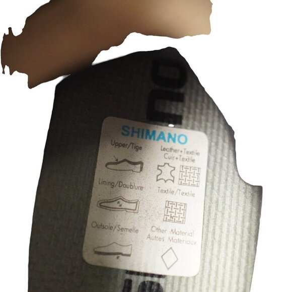 NWOB Shimano SPD SH-M057 Cycling Shoes Size 7 Tan/Black Lace-Up & Velcro Closure - Picture 10 of 11